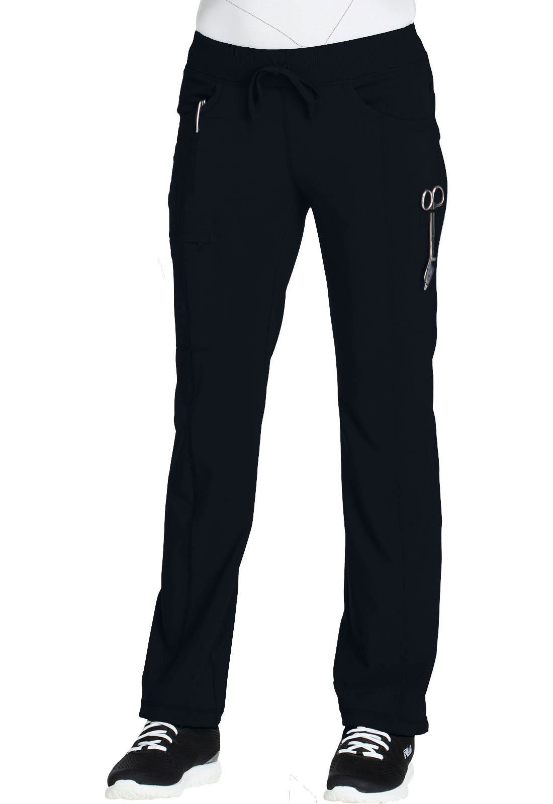 Infinity by Cherokee Women's Rib Knit Drawstring Waist Scrub Pant