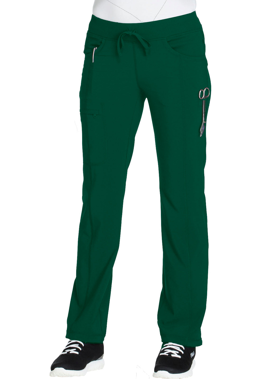 Infinity by Cherokee Women's Rib Knit Drawstring Waist Scrub Pant