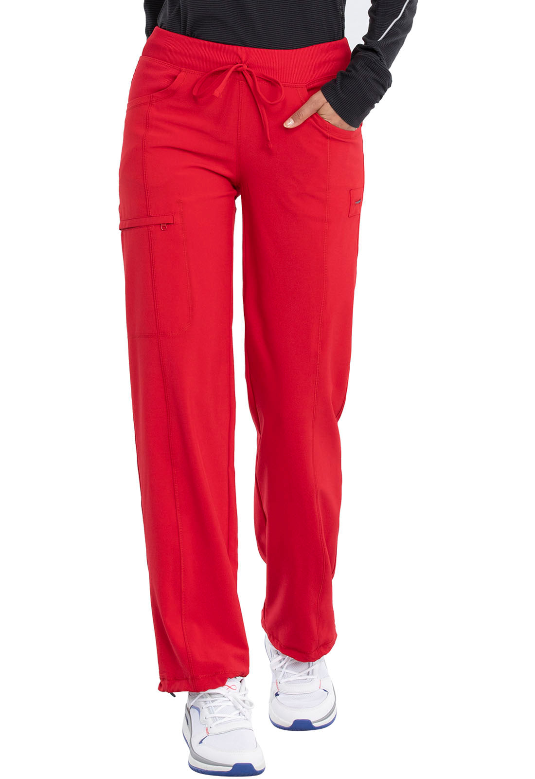 Infinity by Cherokee Women's Rib Knit Drawstring Waist Scrub Pant