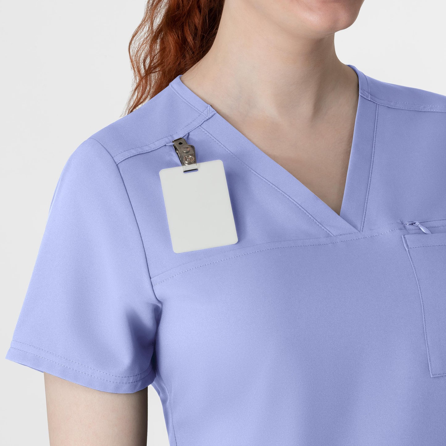 THRIVE Women's V-Neck Tuck-In Top by WonderWink