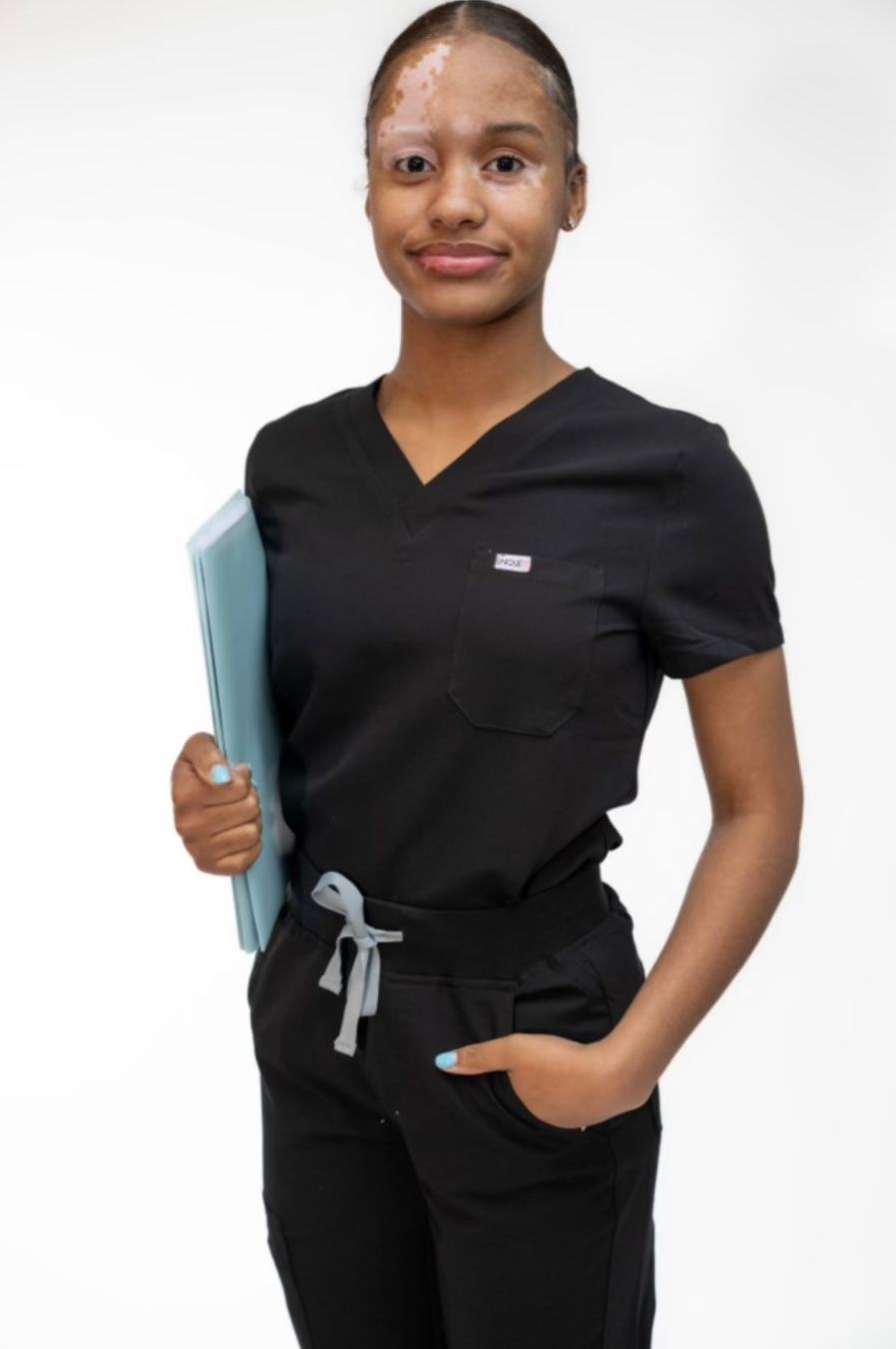 UFSMAP Sunset V-neck Scrub Top