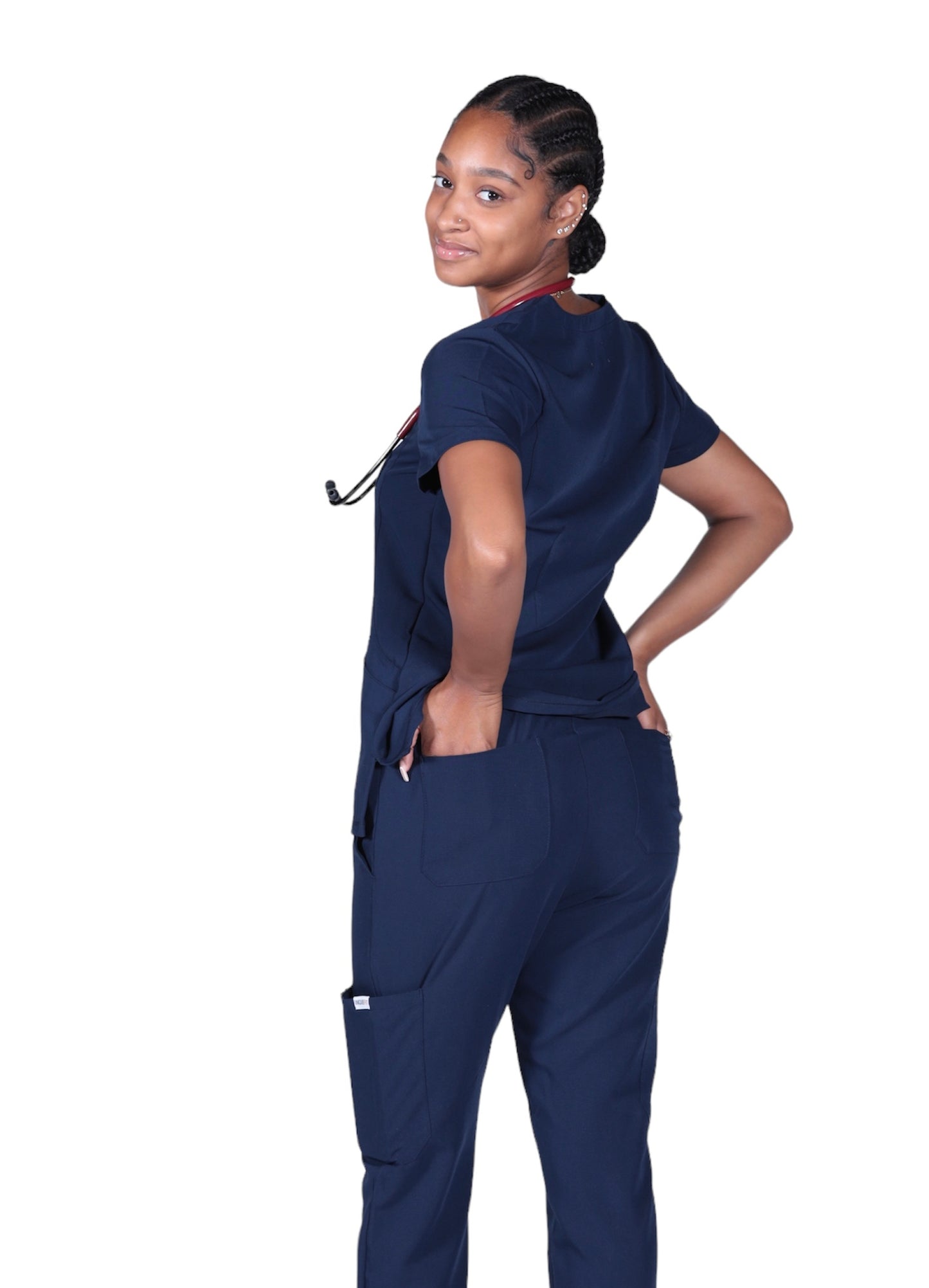 Olivia 6- Pocket Cargo Scrub Pant by UniqueFit