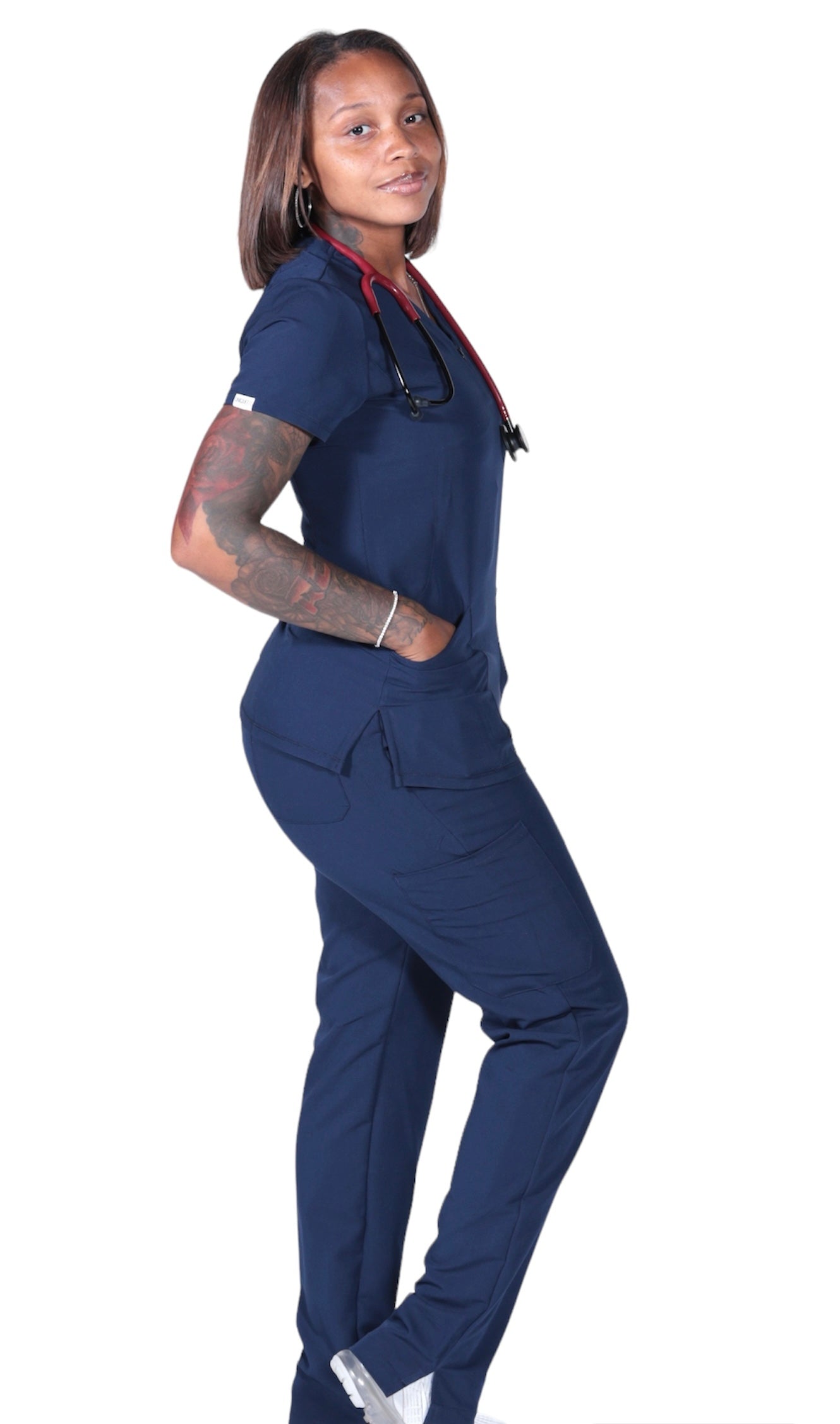 Olivia 6- Pocket Cargo Scrub Pant by UniqueFit
