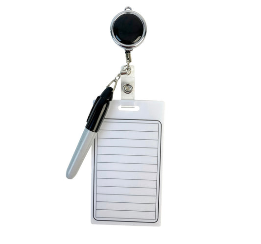 Mini Dry Erase Badge Reel