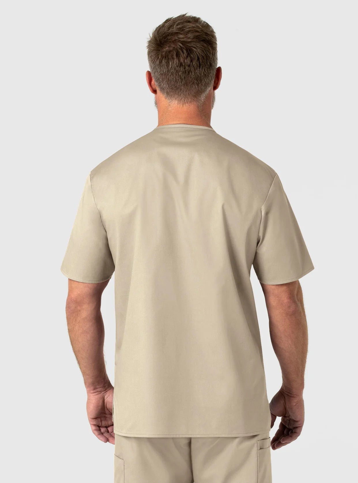 WonderWORK Men's V-Neck Scrub Top