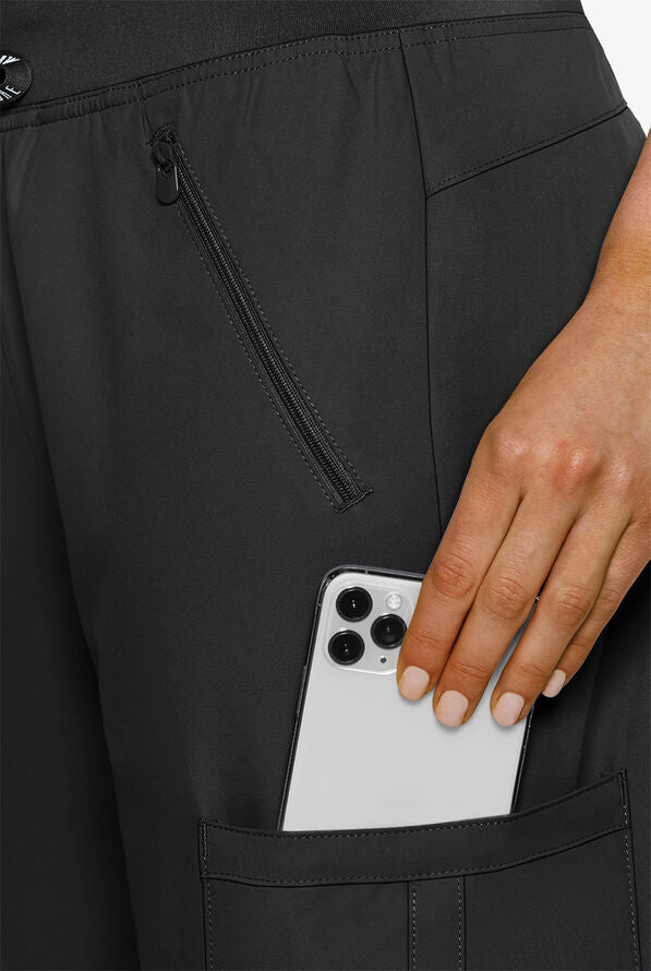 Med Couture Insight Women's 4-Pocket Zipper Cargo Pocket Scrub Pant