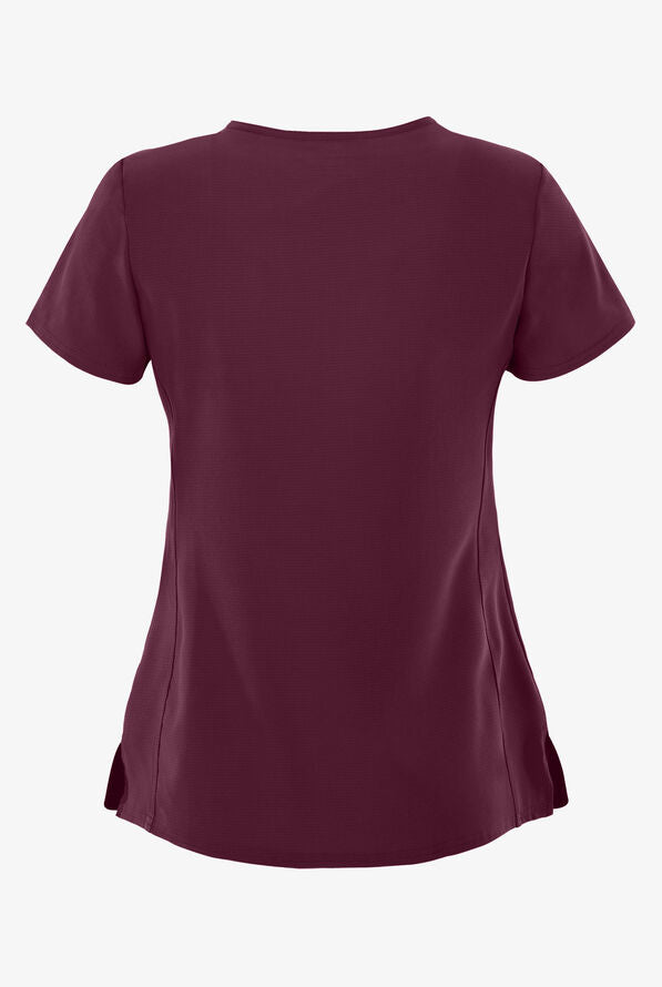 HeartSoul (Break on through)Women's Pitter-Pat V-Neck Solid Scrub Top