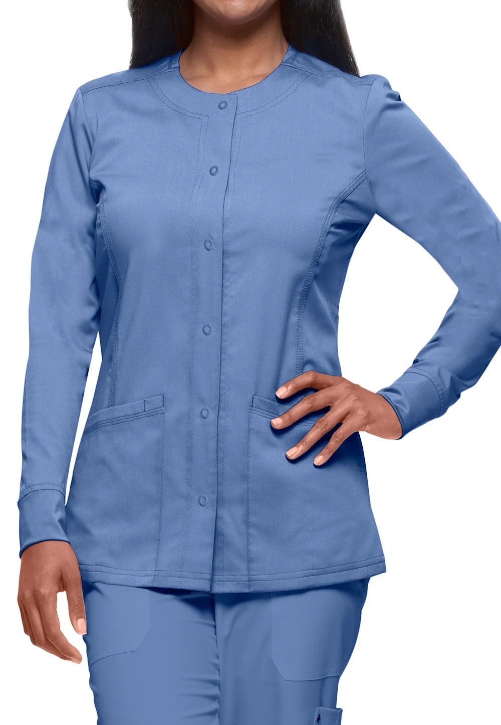 Healing Hands Purple Label Daisy Women's 4-Pocket STRETCH Scrub Jacket