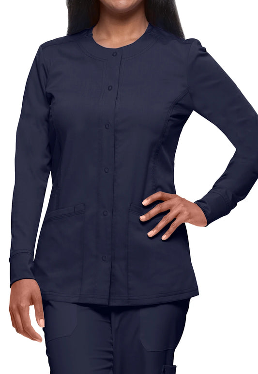 Healing Hands Purple Label Daisy Women's 4-Pocket STRETCH Scrub Jacket