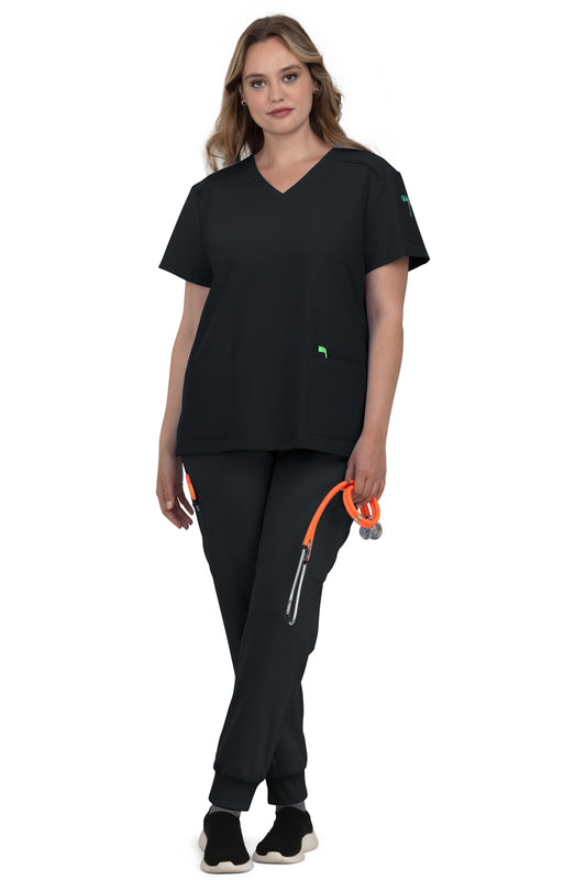 Koi Cureology Cardi Women's 4-Pocket V-Neck Scrub Top