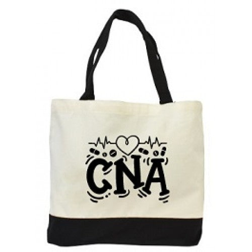 “CNA EKG Heart” Tote bag