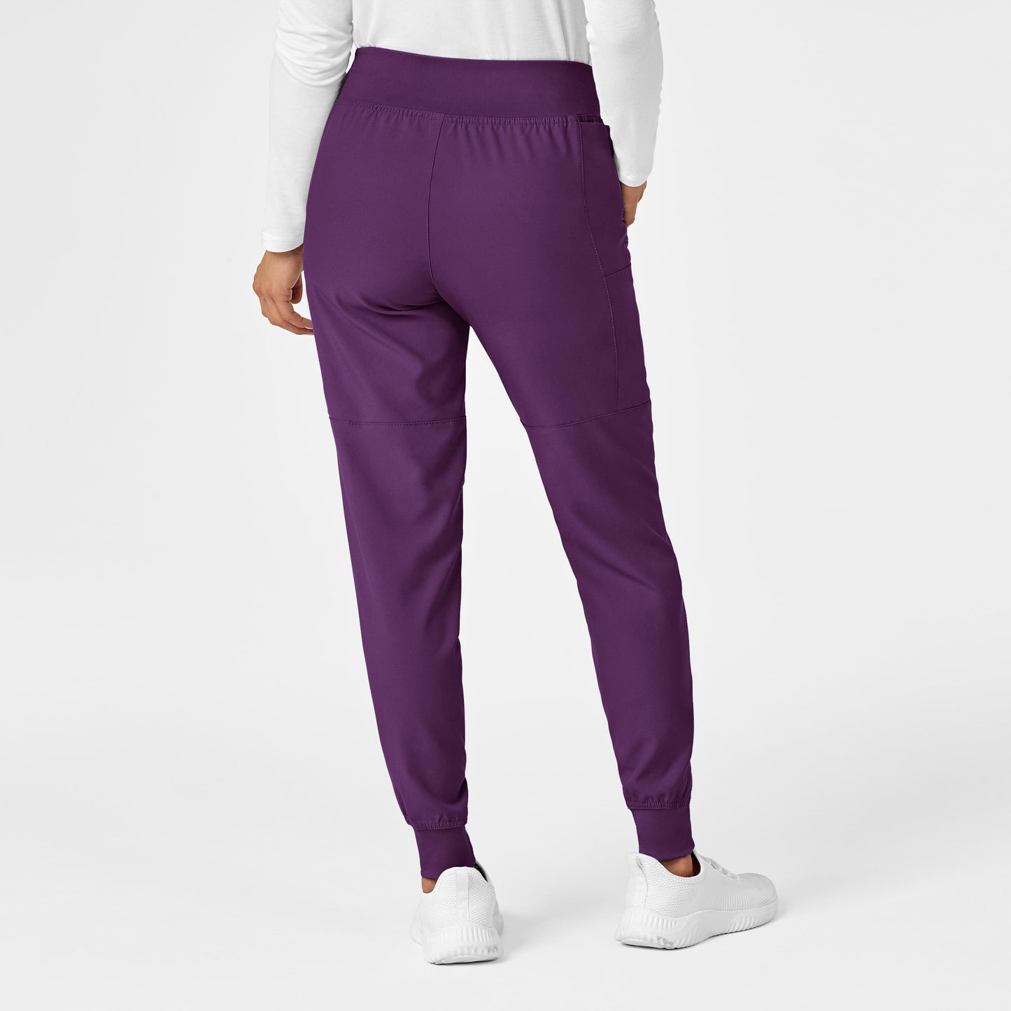 W123 Women's Comfort Waist Cargo Jogger Scrub Pant by WonderWink