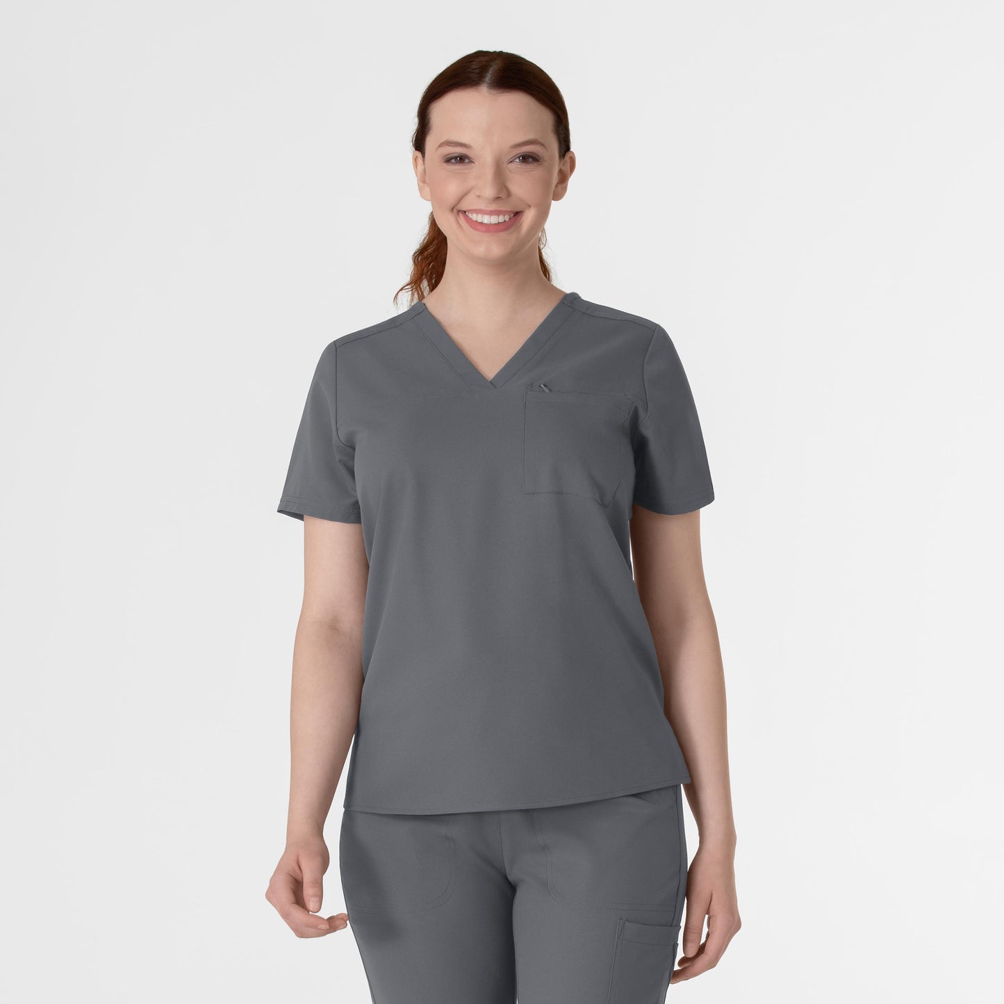 THRIVE Women's V-Neck Tuck-In Top by WonderWink