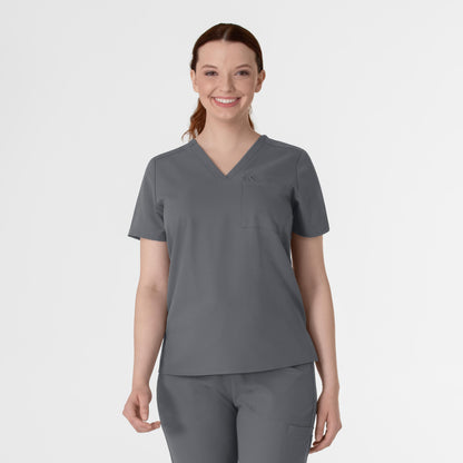 THRIVE Women's V-Neck Tuck-In Top by WonderWink