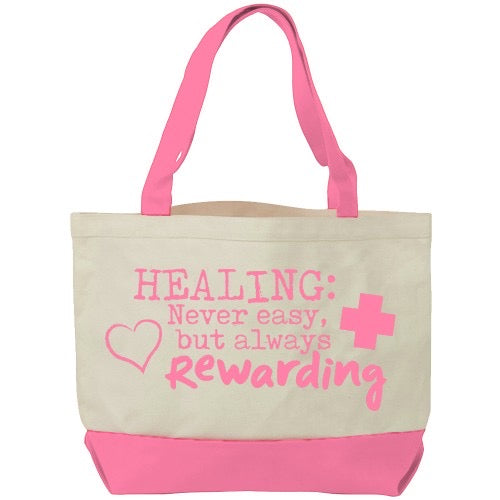 Canvas Healing Tote bag