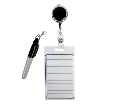 Mini Dry Erase Badge Reel