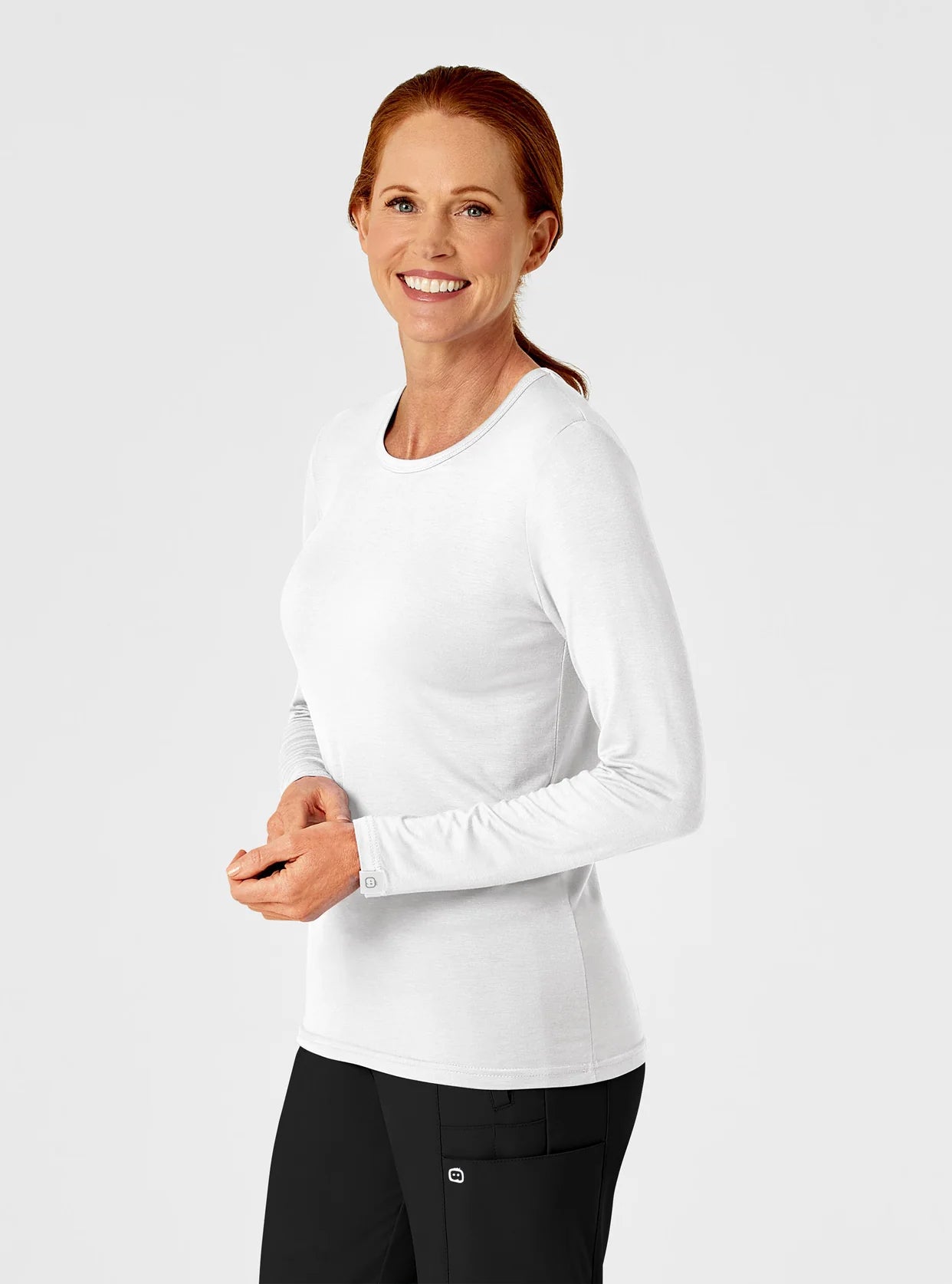 WonderWink Women's Long Sleeve Silky Tee