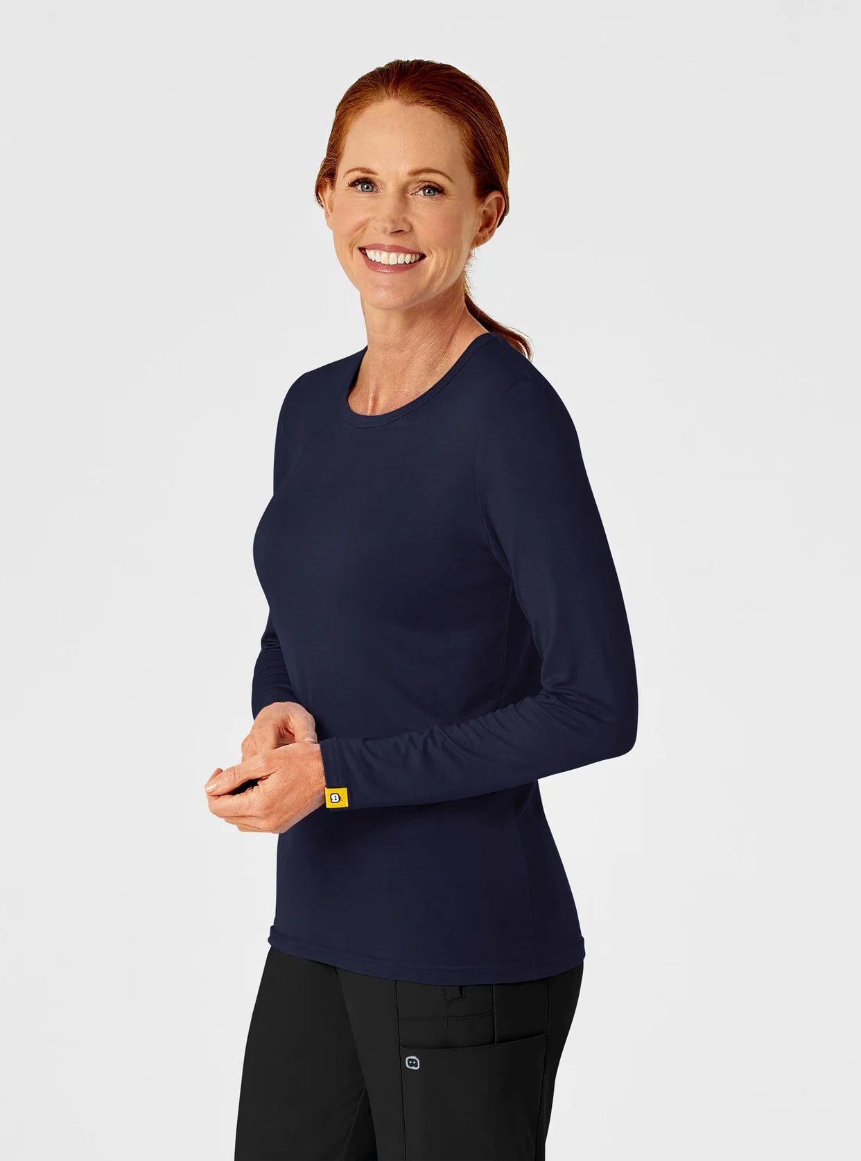 WonderWink Women's Long Sleeve Silky Tee