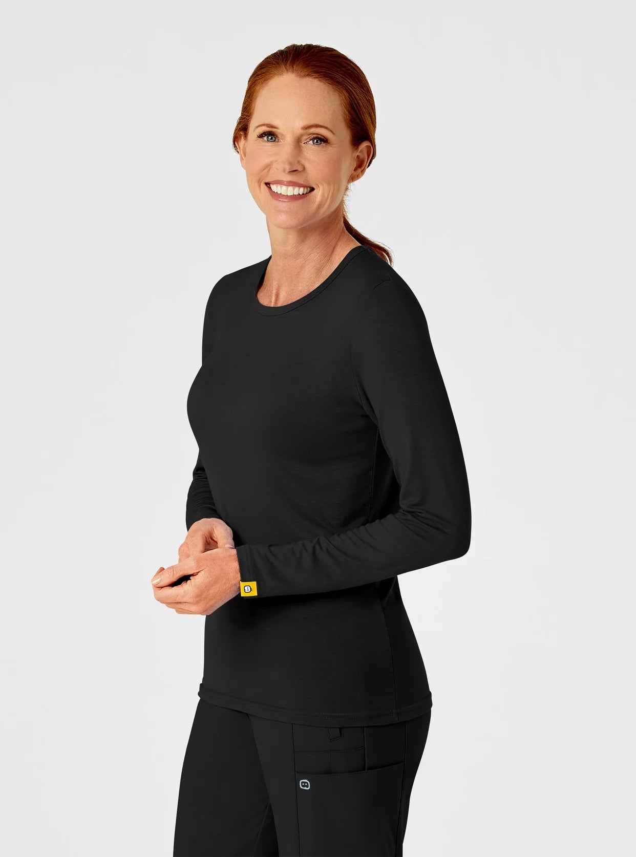 WonderWink Women's Long Sleeve Silky Tee