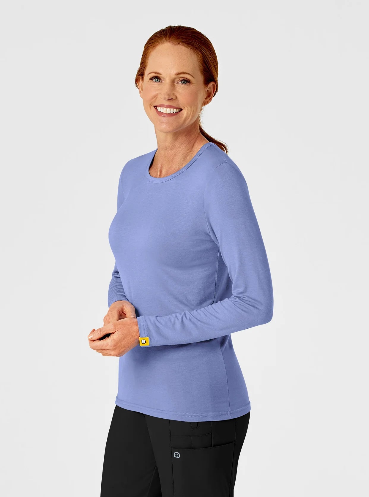 WonderWink Women's Long Sleeve Silky Tee