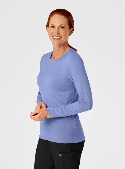 WonderWink Women's Long Sleeve Silky Tee