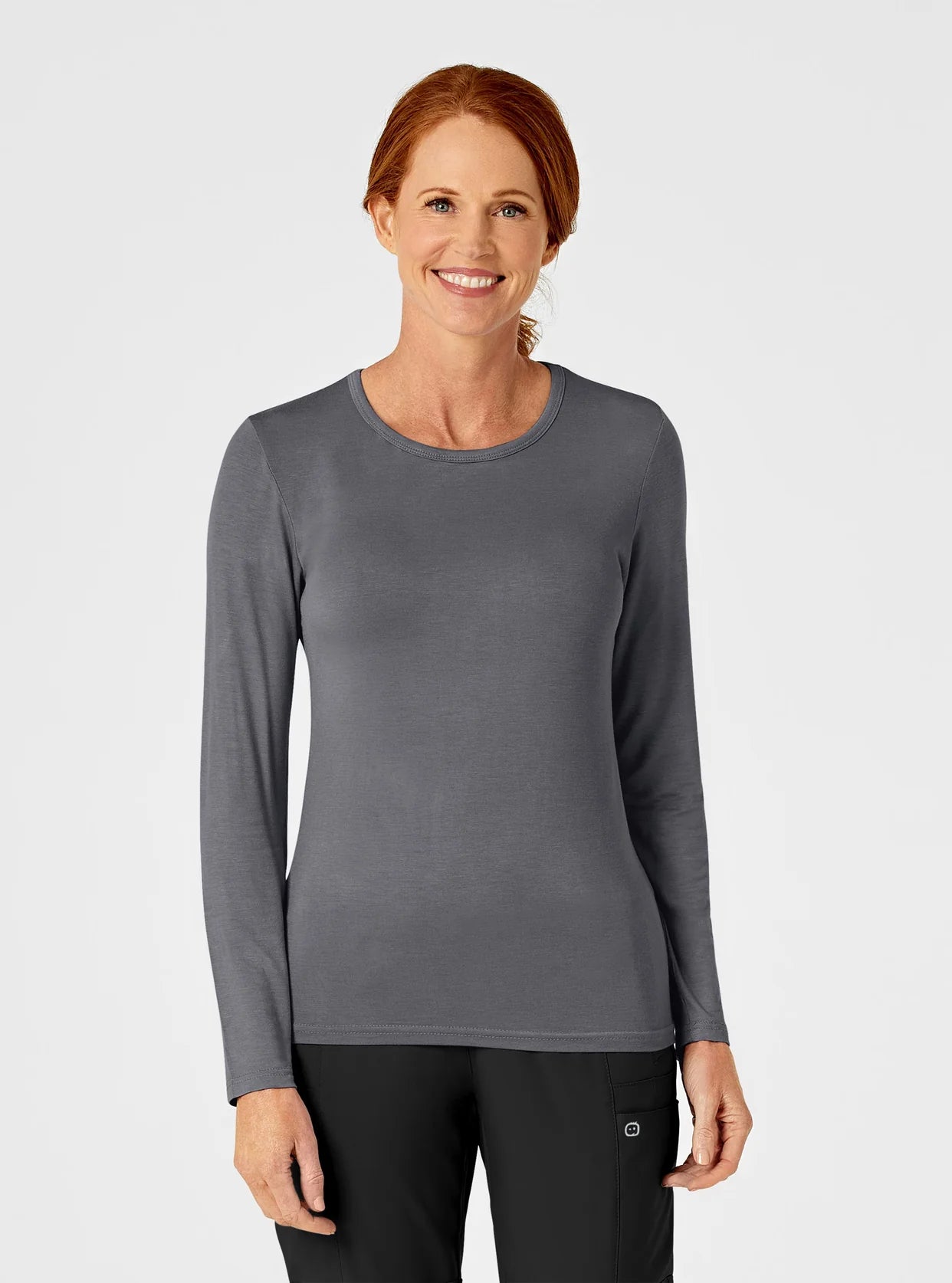 WonderWink Women's Long Sleeve Silky Tee