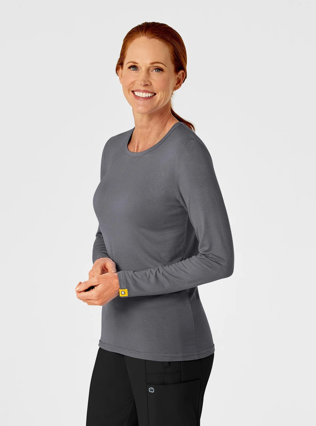 WonderWink Women's Long Sleeve Silky Tee