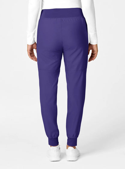W123 Women's Comfort Waist Cargo Jogger Scrub Pant by WonderWink