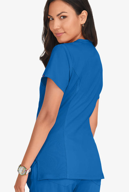 Koi Lite Serenity Women's 4-Pocket Zipper Neck Scrub Top