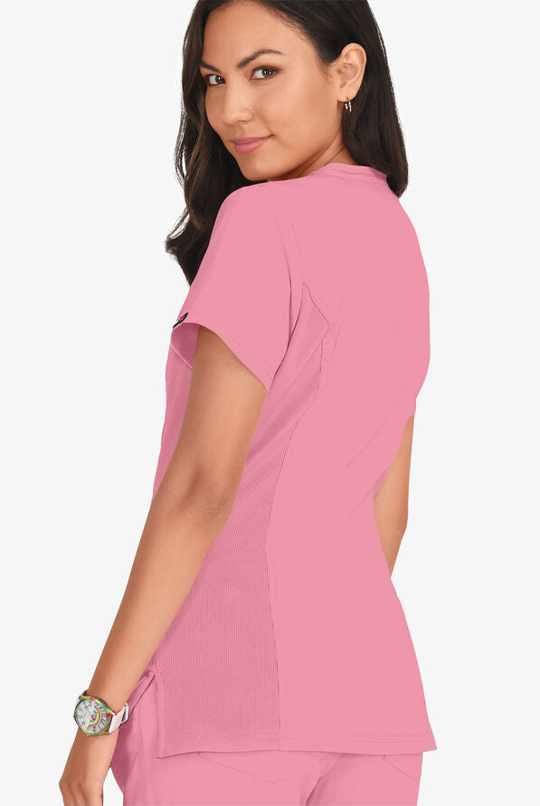 Koi Lite Serenity Women's 4-Pocket Zipper Neck Scrub Top