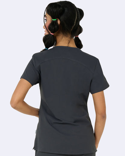 Studio by Zavate Apparel Focus 4- pocket V-neck Top