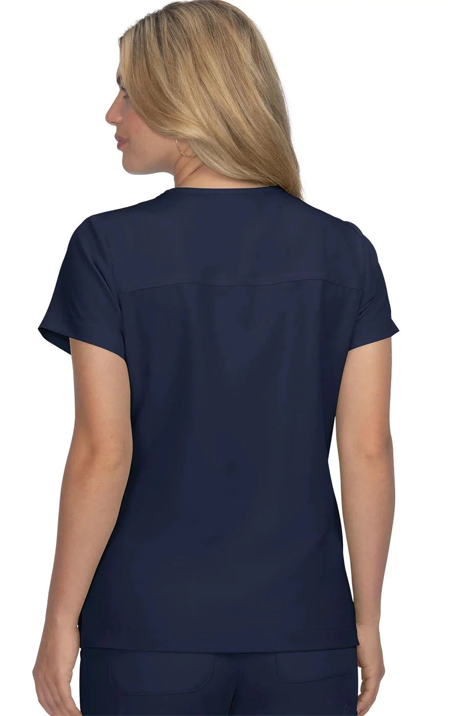 Betsey Johnson Rosemary Women's 1-Pocket STRETCH Y-Neck Scrub Top
