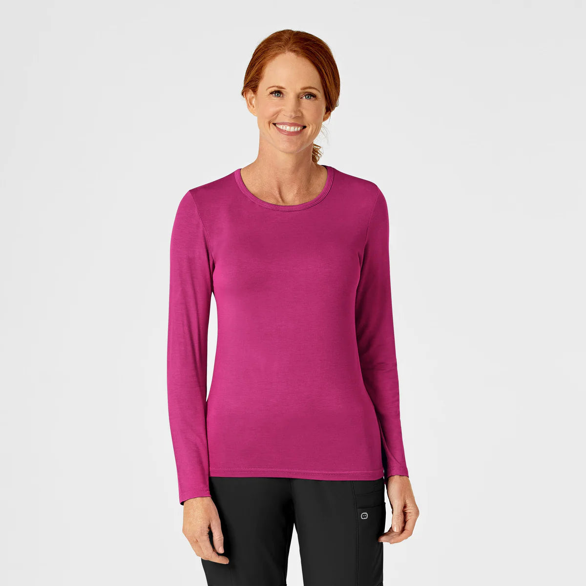 WonderWink Women's Long Sleeve Silky Tee