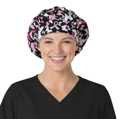 Zoe+Chloe Performance Print Bouffant Scrub Caps
