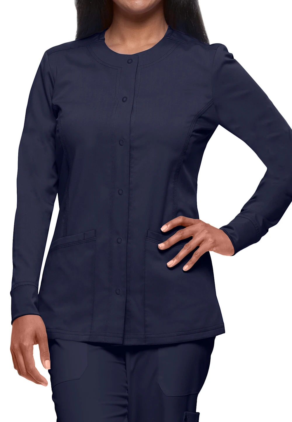 Healing Hands Purple Label Daisy Women's 4-Pocket STRETCH Scrub Jacket