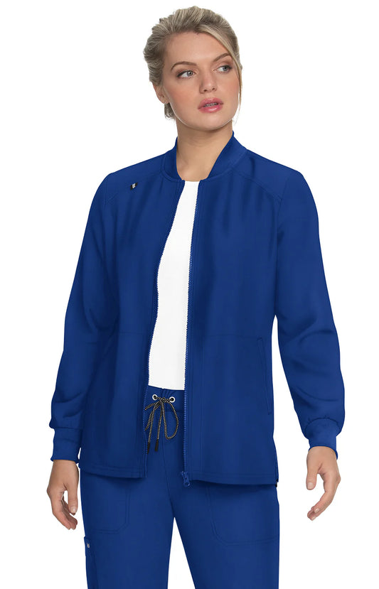 Koi Next Gen Always in Motion Women's  2-Pocket STRETCH Scrub Jacket