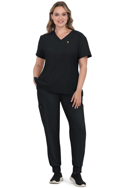 Koi Cureology Aura Women's 3-Pocket Tuck In V-Neck Scrub Top