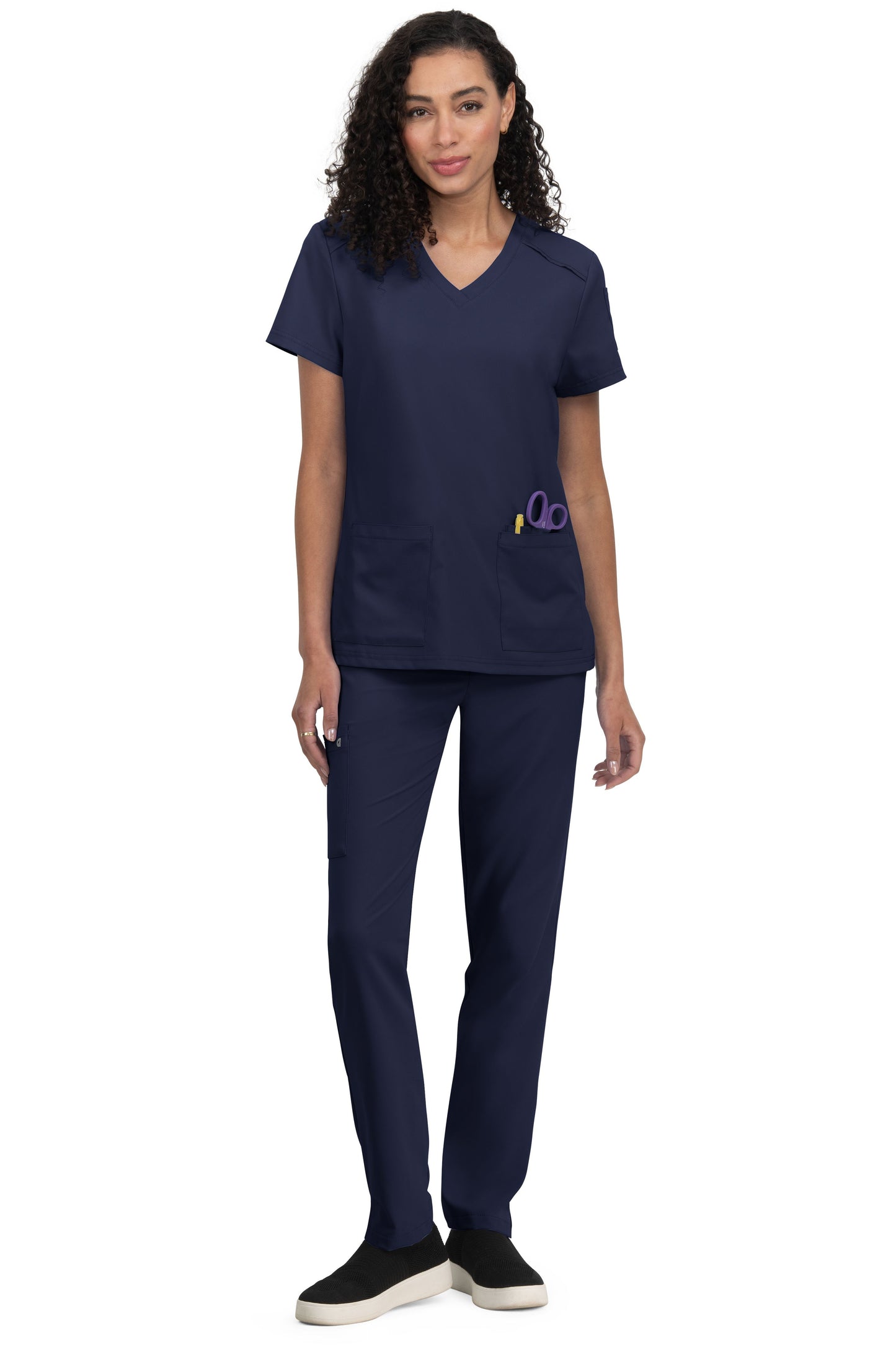 Koi Cureology Cardi Women's 4-Pocket V-Neck Scrub Top