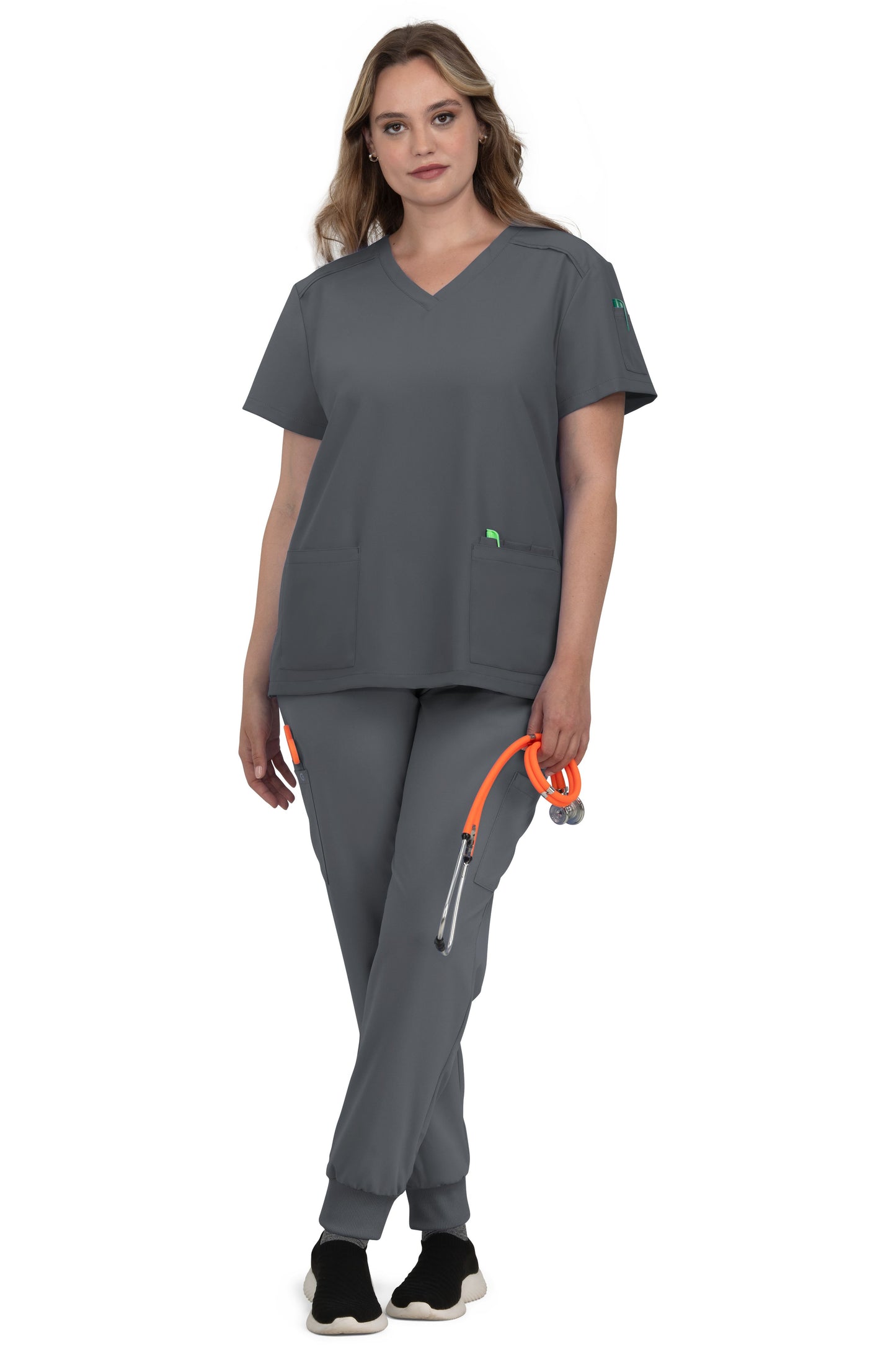 Koi Cureology Cardi Women's 4-Pocket V-Neck Scrub Top