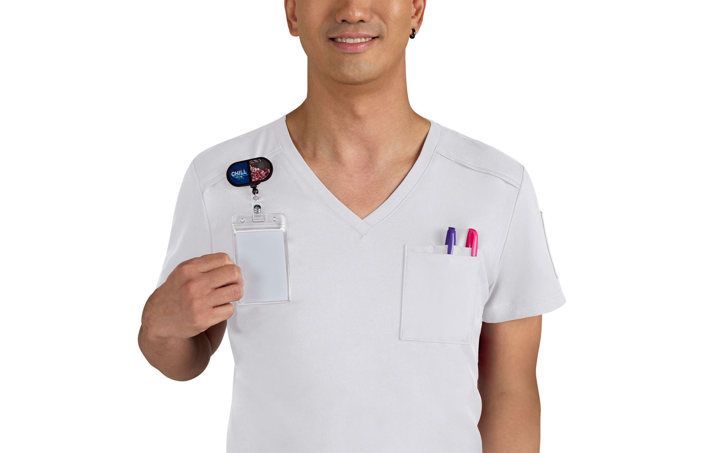 Koi Cureology Arthro Men's 3-Pocket V-Neck Top