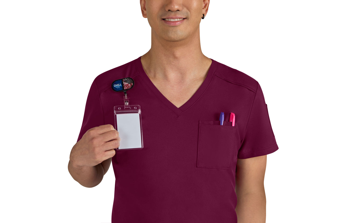 Koi Cureology Arthro Men's 3-Pocket V-Neck Top