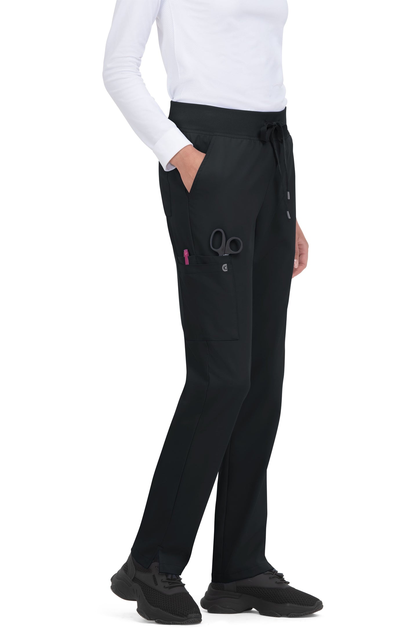 Koi Atria 7-Pocket Elastic Waistband Cargo Scrub Pant