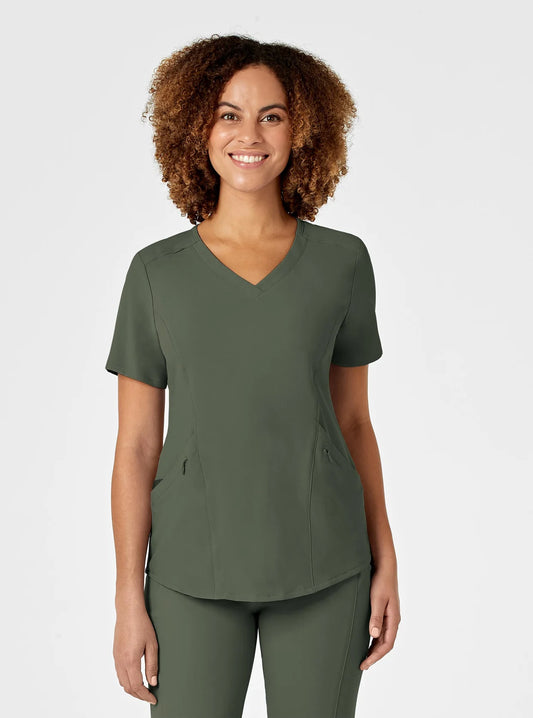 RENEW Women's V-Neck Scrub Top by WonderWink
